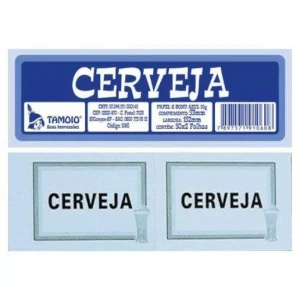 Ficha Cerveja pacote 10 blocos 50 x 2 folhas Tamoio