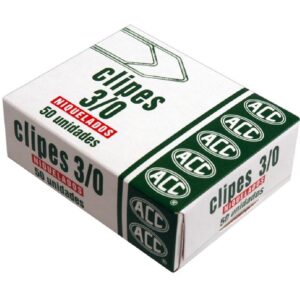 Clips 3/0 Niquelado cx c/50 ACC