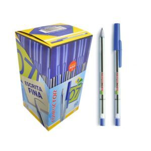 Caneta Compactor 0,7 Azul Caixa com 50