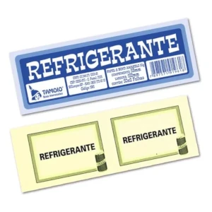 Ficha Refrigerante pacote 10 blocos 50 x 2 folhas Tamoio